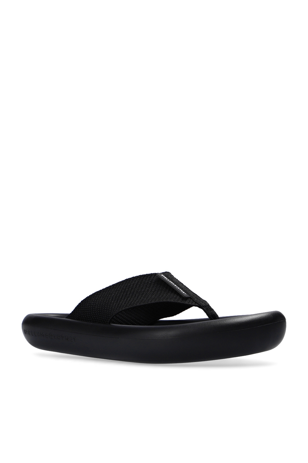 サンダル VTMNTS SS22 Black rubber slippers (VL12FL100X BLACKWHITE) Valentino Garavani VLTN Rubber Slider Sandals | Saks Fifth